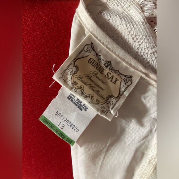 1970s Vintage Gunne Sax Wedding Dress Romantic Renaissance Bridal Collection - Picture 8 of 9